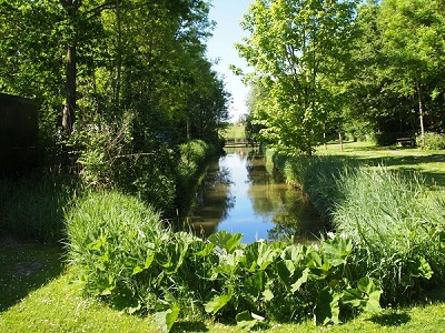 camping Ekenstein am Damsterdiep in der provincie Groningen